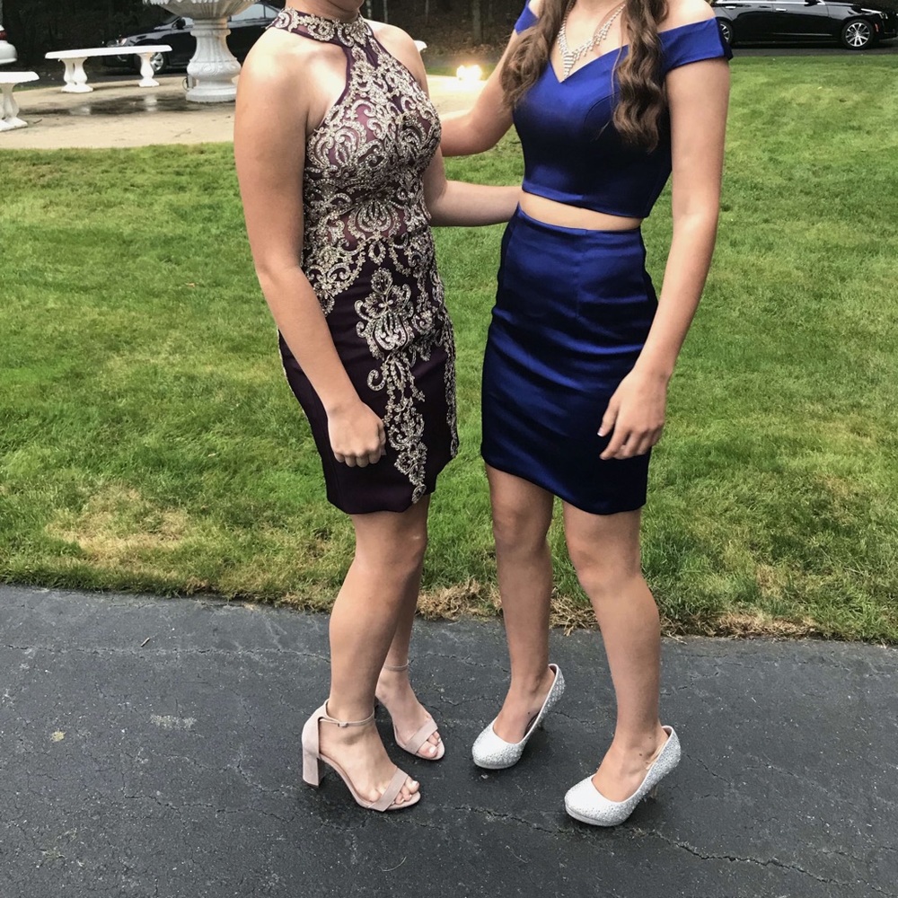 Blue Sherri Hill Cocktail